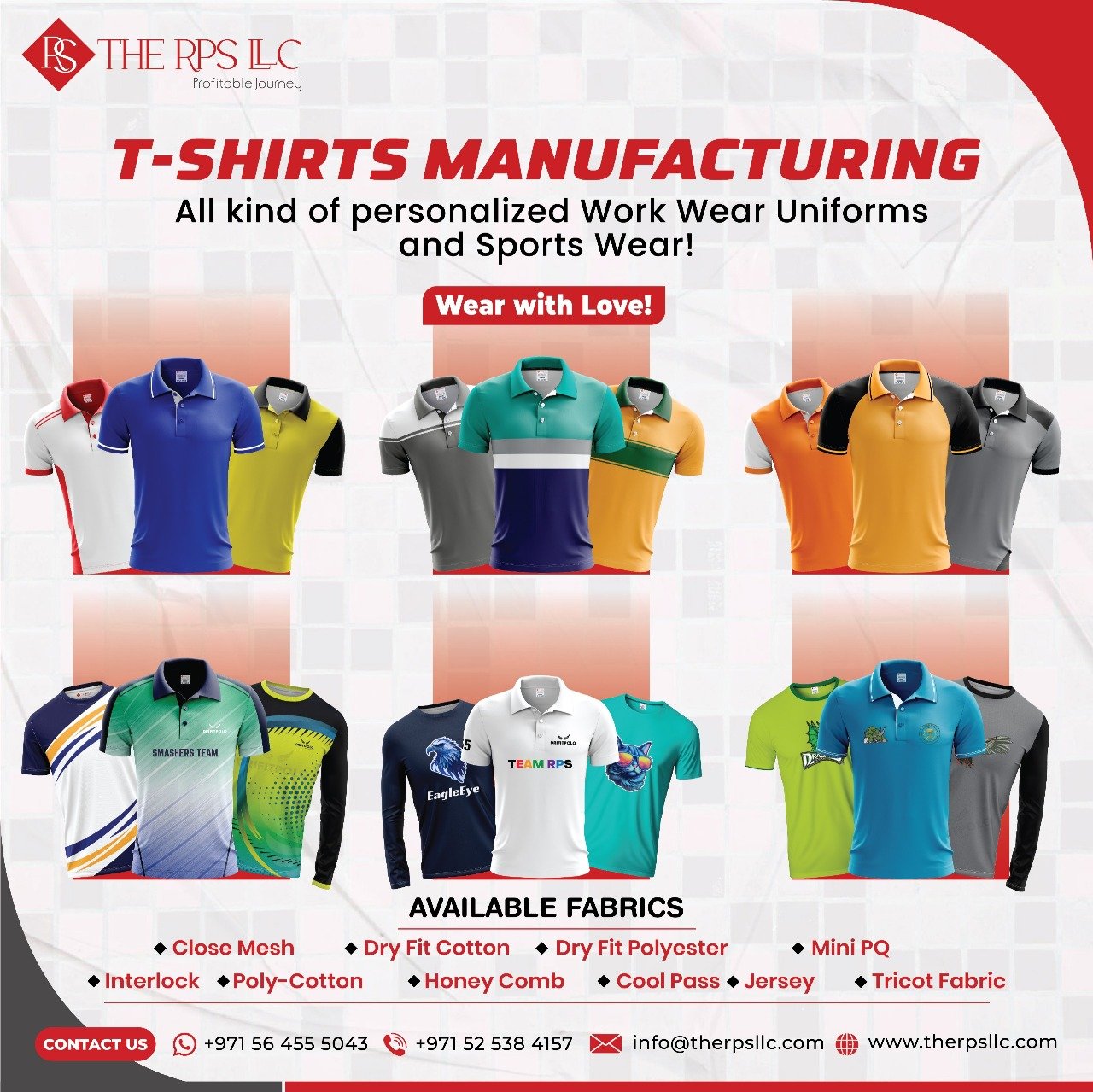 T-Shirt Printing in Dubai Banner